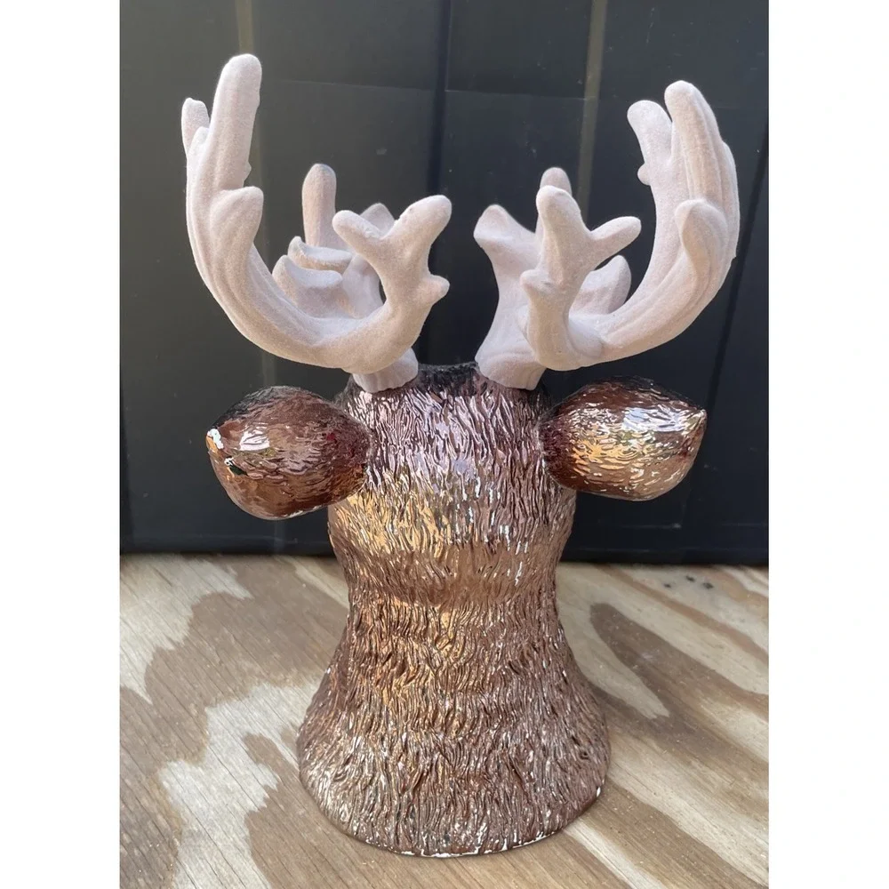 Bath & Body Works Stag Deer Head 3-Wick Candle Pedestal Holder